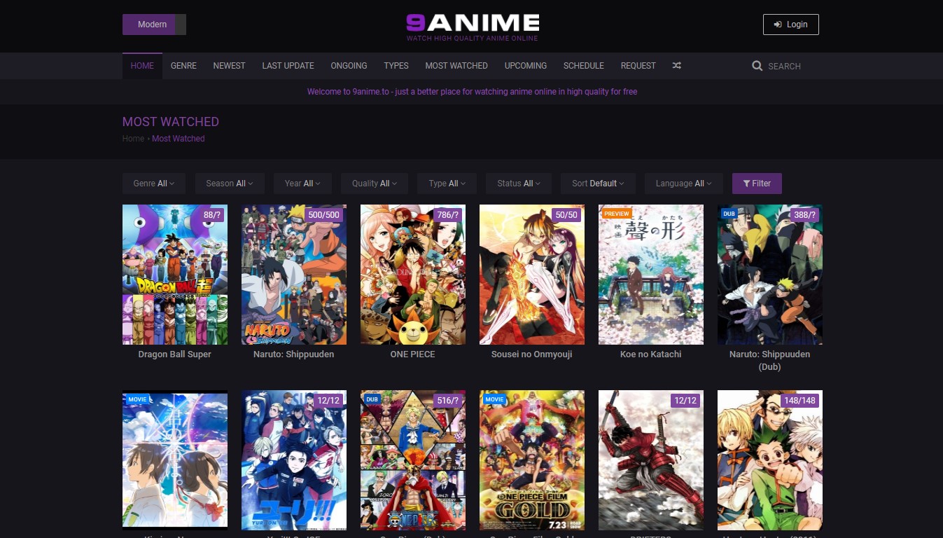 Free Anime Streaming Website